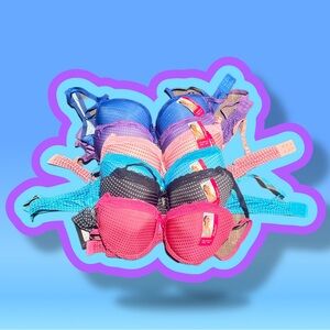 Vibrant Women's Polka Dot Bras Set